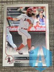 2022 Topps Chrome Brandon Marsh Rookie Card Angels #133